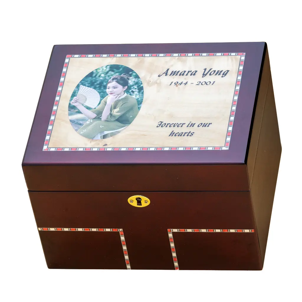 Burlwood Treasure Chest