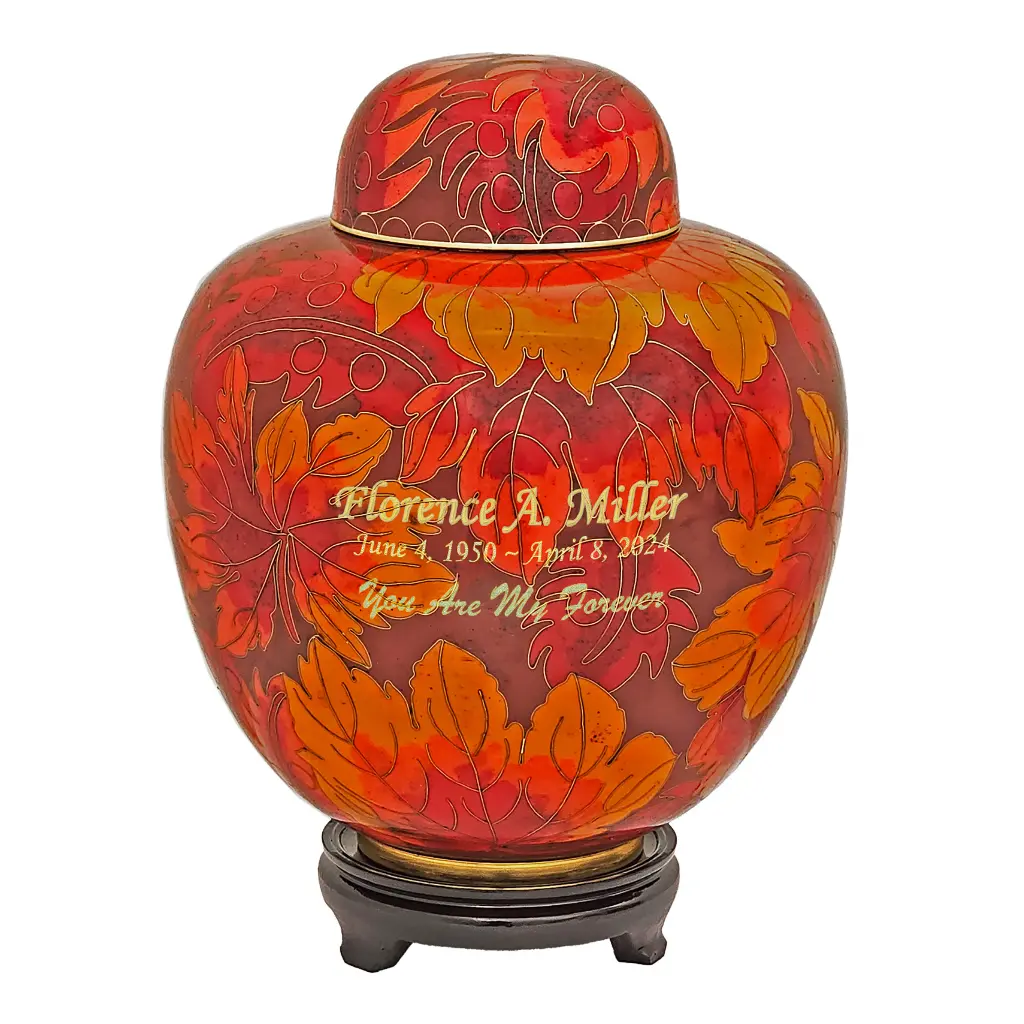 Fall Leaf Adult Urn