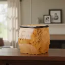 Oblique Adult Wood Treasure Chest 