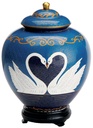 Swan Lake Cloisonné Companion Urn